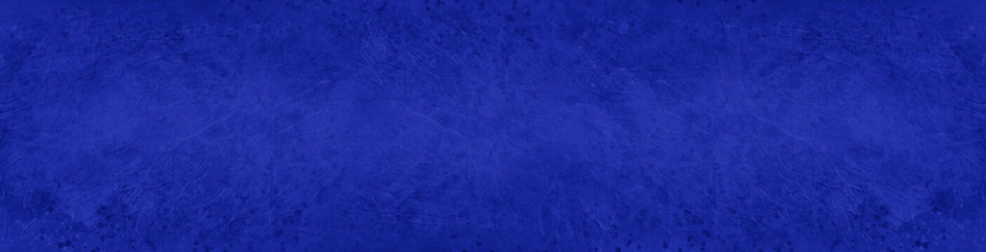 blue grunge background texture with old vintage and elegant abstract black vignette border design with paint spatter and crackled lines © Arlenta Apostrophe