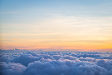 Beautiful sky and clouds before sunset