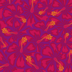 seamless floral pattern with flowers