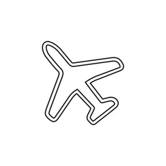 Airplane icon - travel icon - fly flight symbol