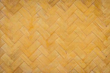 Old bamboo weave texture pattern