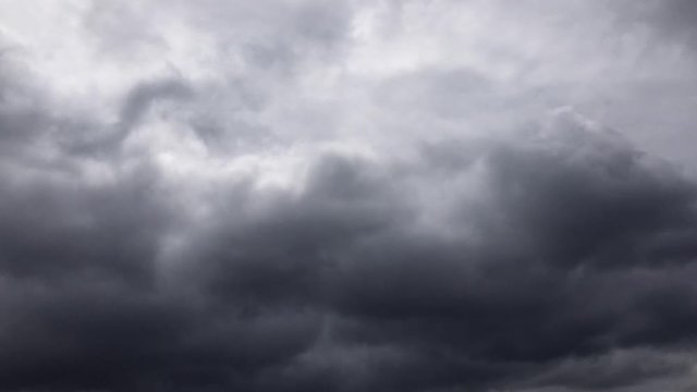 8月9日札幌の暗雲　タイムラプス
