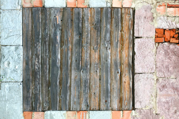 Texture of old vintage wooden boards. background.