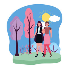 Isolated women vector design vector illustration