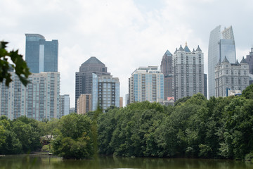 Fototapeta na wymiar Atlanta City Skyline