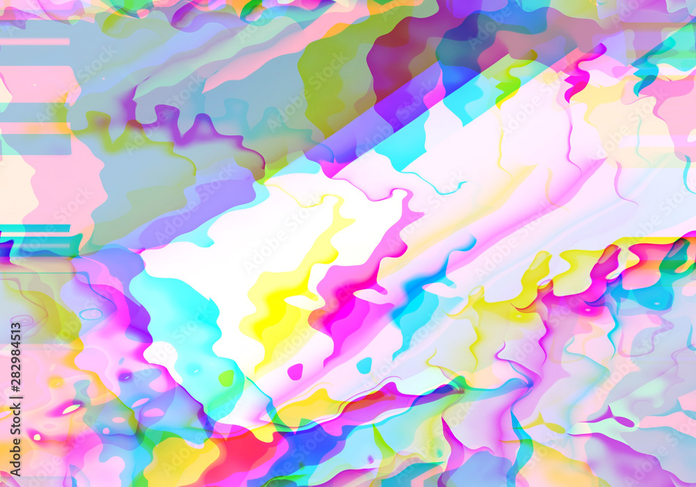 Poster Abstract background with vibratn colorful ripple with color shift