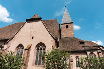 Fototapeta na wymiar historical church in Wissembourg, France