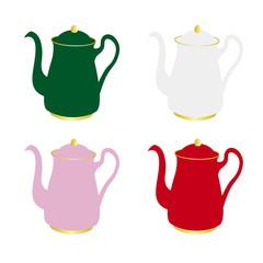 ホーローのティーポット