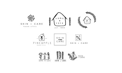 Handrawn logo vector