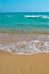 Beautiful mediterranean waves sea, Cyprus