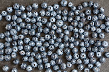 Heidelbeeren auf Schieferplatte