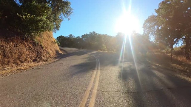 Real Time 60F Driving Footage Down Rural Road