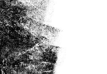 Obraz premium Black and white hand painted background texture with grunge brush strokes
