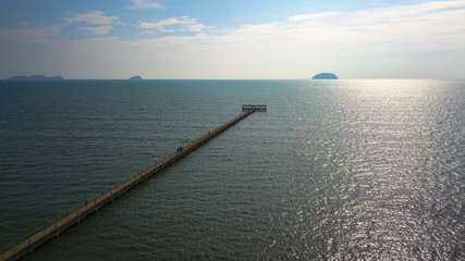 Obraz premium sea view from drone