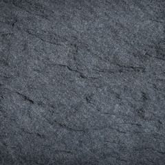 Dark grey black slate stone background or texture