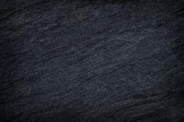 Dark grey stone / black slate stone background or texture