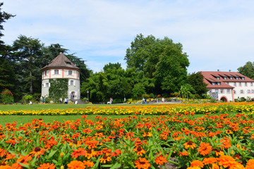 Gärtnerturm vor Schloss Mainau