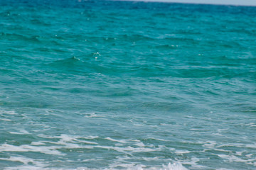 Beautiful mediterranean waves sea, Cyprus