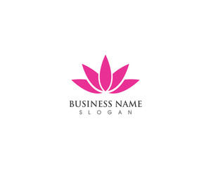Beauty lotus Vector flowers design logo Template icon