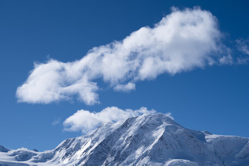Obraz premium snow mountain peak in Zermatt Switzerland