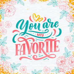 Birthday lettering in retro style. Anniversary invitation card. Vintage invitation template for celebration design. Funny quote