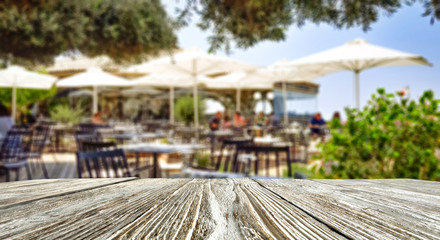 desk of free space and bar background 