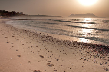 sunrise on the beach
