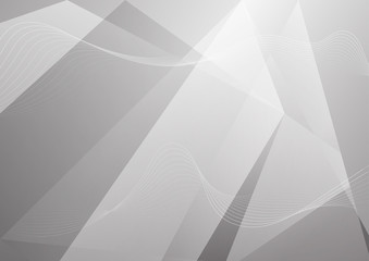 Obraz premium White and grey background. Corporate technology modern design. Pattern style geometric. Abstract modern background used about technology or product presentation backdrop. Vector illustration.
