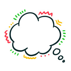 Speech bubble illustration.For an advertising banner vector Vector Illustration. EPS 10