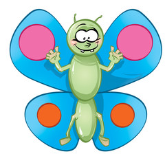 cartoon butterfly