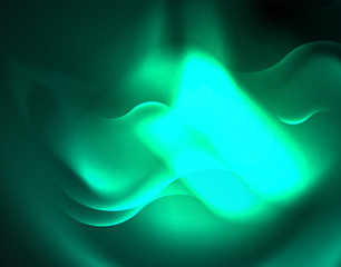 Neon lights vector abstract background