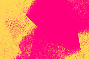 orange  yellow and pink paint  background texture with brush strokes - 283008177