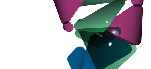 Triangle geometric background in trendy style on light background. Retro vector illustration. Colorful bright. Trendy modern style. Vector business illustration.