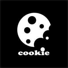 cookie icon, food vector illustration