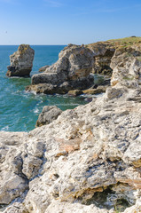 Rocky coast at Tyulenovo, Bulgaria