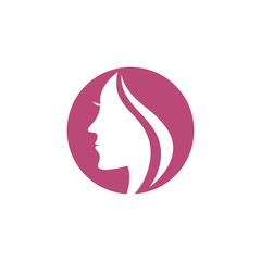 Beauty Women Icon Logo Template design 