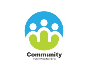 Obraz premium leadership,community,social and company Logo icon vector