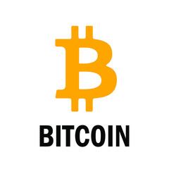 bitcoin icon. Designed for web. Bitcoin crypto currency. Vector.