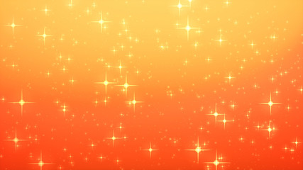 gold christmas background, star glow on red background with bokeh effect, Colorful lights bokeh on gold light, star motion graphic, Particle motion, ramp gradient radial effect