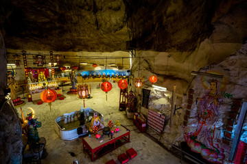 Malaysia, Perak, Ipoh, Temple caves.