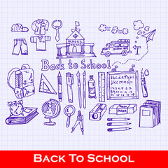 back to school, clasroom objects