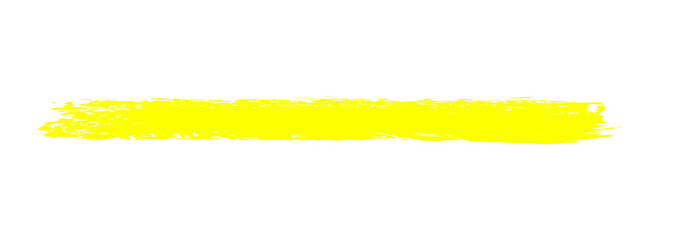 Hintergrund Markierung gelb - gemalt mit einem Pinsel - obrazy, fototapety, plakaty