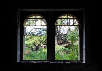 Fototapeta premium Urban exploration in an abandoned convent