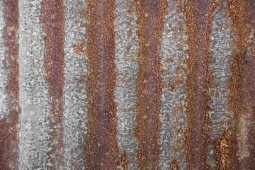 Rust on zinc sheet  texture background