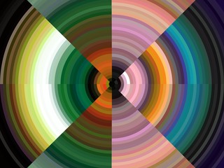 Colorful vortex, circular lines, hypnotic design, colors and shapes, background