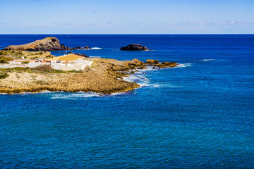 Sea coast landscape in Spain