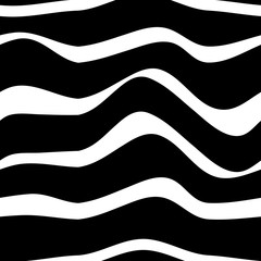 Pattern wavy zebra lines - 283031595