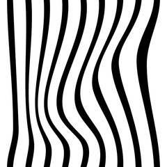 Pattern wavy zebra lines - 283031983