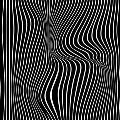 Pattern wavy zebra lines - 283032308