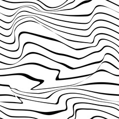 Pattern wavy zebra lines - 283032333